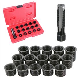 Kit de réparation pour filetage de bougie d'allumage dans des têtes en aluminium