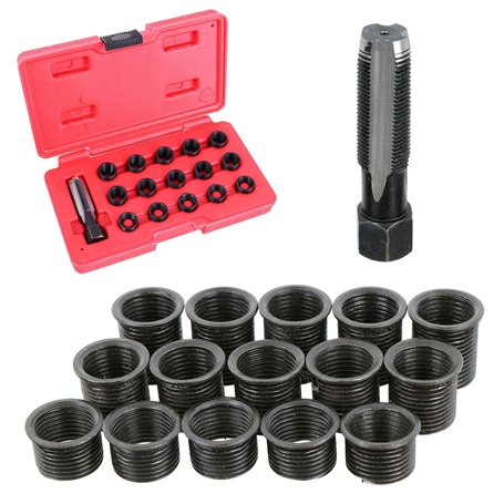 Kit de réparation pour filetage de bougie d'allumage dans des têtes en aluminium