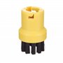 Jeu de 5 brosses Rondes pour Nettoyeur Vapeur Karcher SC1 SC2 SC3 SC4 1.020, SC1020, 4X Universel, 1x Laiton