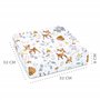 Rehausseur de chaise enfant 32x32x8 cm - coussin de siège enfant coussin de chaise coton Cerf