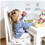 Rehausseur de chaise enfant 32x32x8 cm - coussin de siège enfant coussin de chaise coton Cerf