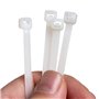 6 mm 100 pièces Blanc Résistant aux intempéries