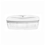 Dafi Boite Sous Vide Alimentaire SeeYoo, Lot de 4 pcs, Blanche - Pompe incluse, sans BPA, Anti-fuite - Prolongation de la durée 