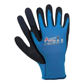 Reis Rnyla_Nb9 Dragon Lot de 12 gants de protection Bleu/noir Taille 9