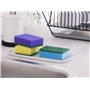 York Lot de 10 éponges à récurer Multicolore Taille S