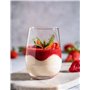 Glasmark KROSNO 1992 Lot De 6 Coupes À Glace En Verre Transparent Coupes À Dessert Lavables Au Lave-Vaisselle 330 ml
