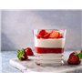 Glasmark KROSNO 1992 Lot De 6 Coupes À Glace En Verre Transparent Coupes À Dessert Lavables Au Lave-Vaisselle 270 ml