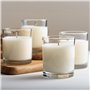 Glasmark KROSNO 1992 Lot De 6 Pots en Verre Transparent Pour Fabrication de Bougies Bricolage 275 ml