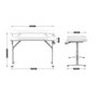 Bureau Gaming Huzaro HZ-Hero 2.6 White Blanc