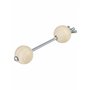 Nukido Tipi Stabilisateur de tente 122 x 3 cm Kit d'outils Tea-Pee pour enfant Stabilisateur Tipi Système de blocage pour systèm