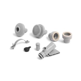 Sheepmania INTEX 25023 Kit de raccordement hydroaeration 32 mm – Pièces d'entrée et de sortie d'origine pour piscines de jardin