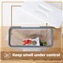 Retoo Support pour sac poubelle avec clip de fixation pour tiroir/porte/meuble, idéal pour camping-car, voyages, maison, cuisine