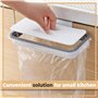 Retoo Support pour sac poubelle avec clip de fixation pour tiroir/porte/meuble, idéal pour camping-car, voyages, maison, cuisine