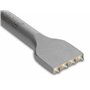 WERHE® SDS MAX Marteau burineur 4 dents 200mm de long, rectangle 40x7mm - marteaux à douille pour marteau perforateur électrique
