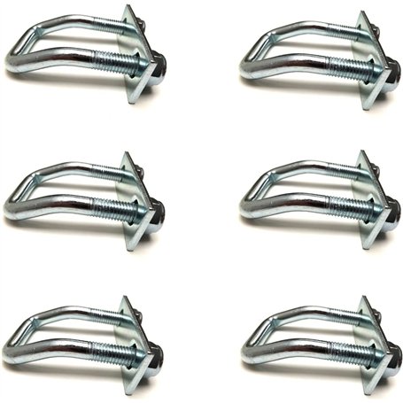 MelTruck® Lot de 6 étriers d'arrimage en U