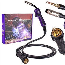 Torche de soudage complète MIG/MAG MB15 4m Gasschild Connecteur EURO