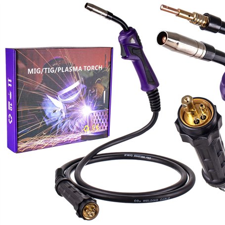 Torche de soudage complète MIG/MAG MB15 4m Gasschild Connecteur EURO