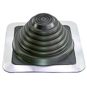 Passage de toit flexible Joint EPDM Bride anti-pénétration d'eau Résistant à la température Protection de cheminée Tuyaux Câbles