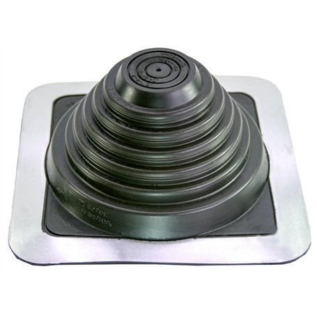 Passage de toit flexible Joint EPDM Bride anti-pénétration d'eau Résistant à la température Protection de cheminée Tuyaux Câbles