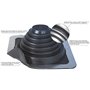 Passage de toit flexible Joint EPDM Bride anti-pénétration d'eau Résistant à la température Protection de cheminée Tuyaux Câbles