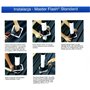 Passage de toit flexible Joint EPDM Bride anti-pénétration d'eau Résistant à la température Protection de cheminée Tuyaux Câbles