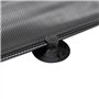Xtrobb 23497 Lot de 2 stores pare-soleil universels avec ventouses pour vitre arrière de voiture pour bébé, enfant, animaux dome