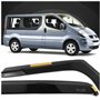 HEKO - Compatibles avec Opel Vivaro 2001-2014 Déflecteurs de Vitres Latérales ; Déflecteurs Latéraux ; Avant ; Deux Pièces ; Déf