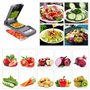 Retoo Coupe Legumes Multifonctions 13 En 1, 7 Couvertures Interchangeables Mandoline Professionnelle Cuisine, 28,5 X 10 X 11,5 C
