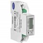 Miratic Compteur Electrique Indicateur Monophaséde 100A Conforme MID - 1 Module Rail DIN Bidirectionnel Fonctionne Avec des Sour