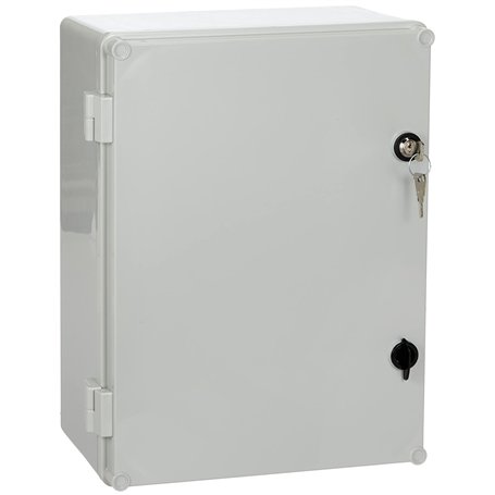ELEKTRO-PLAST 43.1 IP65 5719 - Armoire de distribution avec serrure UNI-1 Boîtier industriel - Gris