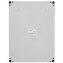 ELEKTRO-PLAST 43.1 IP65 5719 - Armoire de distribution avec serrure UNI-1 Boîtier industriel - Gris