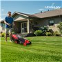 Lehmann Tondeuse à Gazon Électrique, 1200 W, Largeur de Coupe 32 cm, Bac de Ramassage 25 L, Réglage Hauteur de Coupe 3 Positions