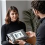RAGO® Lot de 100 Pochette porte-document autocollante C6 pour A6 I Pochette d’expédition transparente A6 | Pochette autocollante
