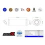 DOMINATOR Ligne complète d'échappement Collecteur Silencieux HP8 NOIR compatible avec RS 660 2020-2023