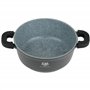 KARL HAUSMANN Faitout Induction - 2.3L – Ø 20 cm - Cocotte Fonte d'Aluminium - Marmite Couvercle en Verre - Casserole Tous Feux 