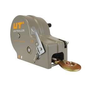 UNITRAILER Treuil manuel avec câble en acier et boîtier 1135 kg (2500 LBS)