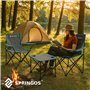 SPRINGOS Table de camping pliable avec 2 chaises, sac de transport, meubles de pique-nique d'extérieur avec porte-gobelets et ha