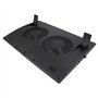 AABCOOLING NC35 - Refroidisseur PC Portable avec 2 Ventilateurs et Rétroéclairage LED Bleu, Support Ventilé pour Ordinateur, Ref