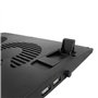 AABCOOLING NC35 - Refroidisseur PC Portable avec 2 Ventilateurs et Rétroéclairage LED Bleu, Support Ventilé pour Ordinateur, Ref