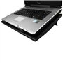 AABCOOLING NC35 - Refroidisseur PC Portable avec 2 Ventilateurs et Rétroéclairage LED Bleu, Support Ventilé pour Ordinateur, Ref