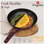 Berlinger Haus Leonardo Collection Batterie de cuisine à induction 15 pièces en aluminium anti-adhésif avec couvercle/Bordeaux m