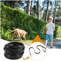 3m Sangle Cuir Noir avec Largeur 5/10/15/20/25 mm