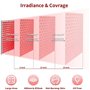 Appareil de Luminothérapie LED 45W, Panneau de Luminothérapie Combinée Rouge 660nm dt Proche Infrarouge 850nm, pour la Beauté de