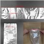 Kayfg 50Pcs 10X20 Pouces PVC Champignon Spawn Sac Substrat Hight Temp Pré Sealable Fournitures de Jardin des