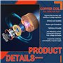 ZephyrGlow Stabilisateur de Courant Monophasé à Usage Domestique - avec Protection Contre Les Surtensions