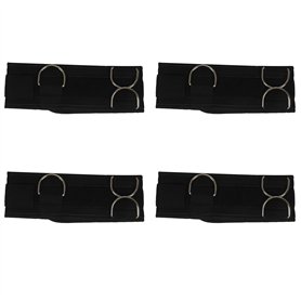 Mocturnity Lot de 4 bandes de résistance d'entraînement - Ceinture de force - Corde de traction - Taille - Poids - Équipement de