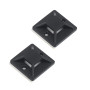 Xiniy 300 Pieces Auto-Adhesif Cable Attache Base Support 20 x 20 x 6mm