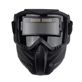 Toolvvik Lunettes de soudage sombres pour voiture Protection du visage de travail Anti-poussière Masque de soudage pour voiture