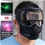 Toolvvik Lunettes de soudage sombres pour voiture Protection du visage de travail Anti-poussière Masque de soudage pour voiture 