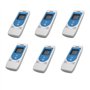 Gvvsjgdbis 6X TempéRature USB Enregistreur de DonnéEs D'Humidité RéUtilisable Enregistreur de DonnéEs RH TEMP Couleur Chaude Enr